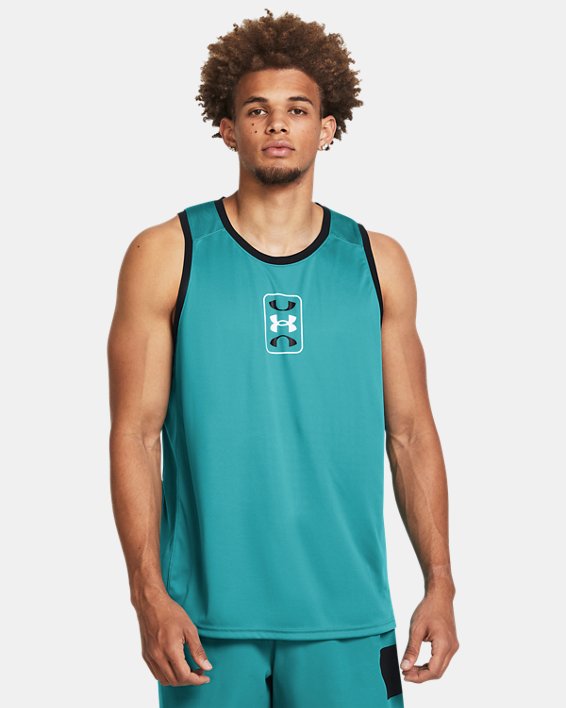 Men's UA Zone Performance Tank in Blue image number 0